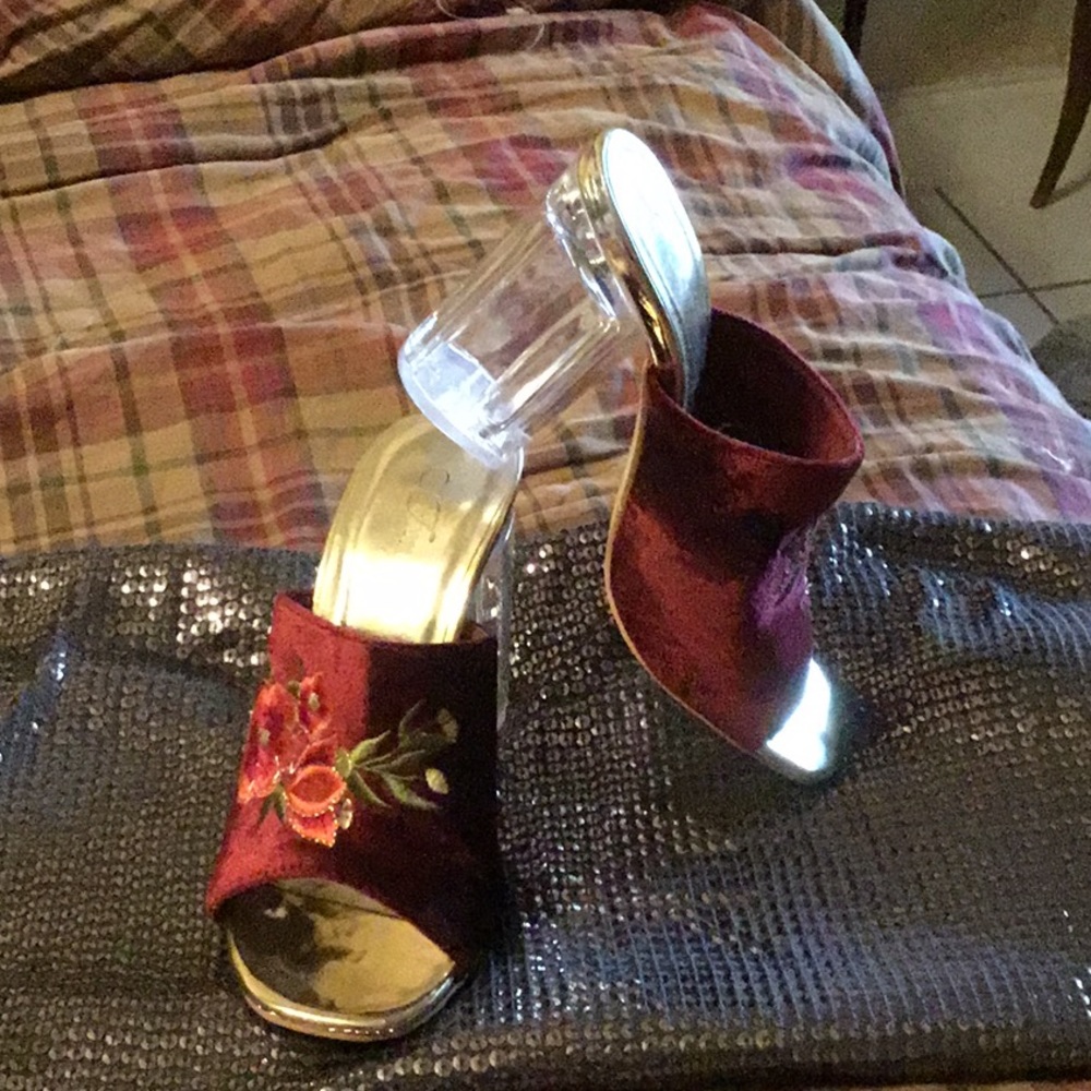 Forever Velvet Burgundy Shoes